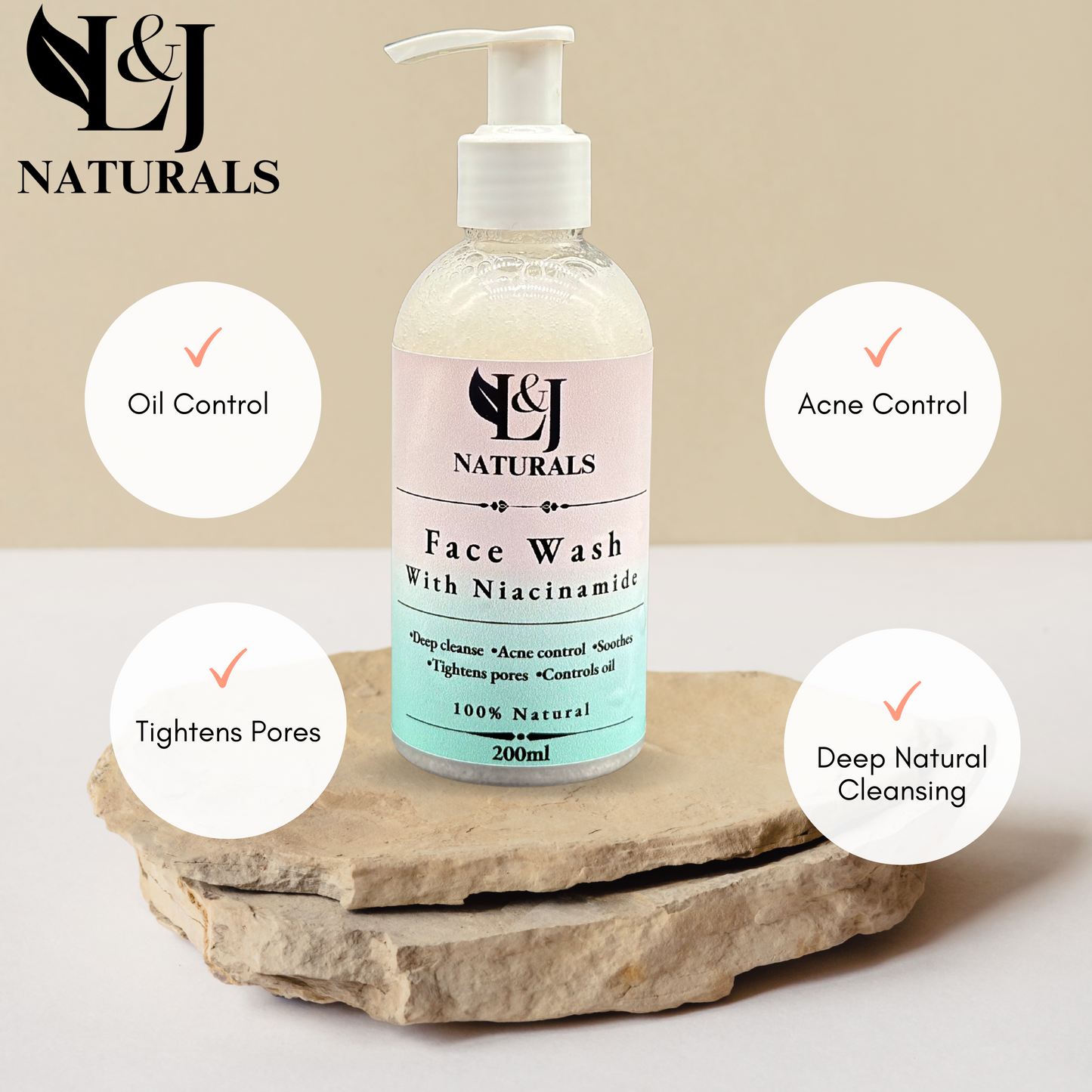 Oil Control Face Wash - L&J Naturals